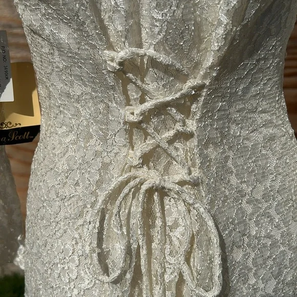 Vintage Dana Scott Lace Dress - Picture 6 of 11